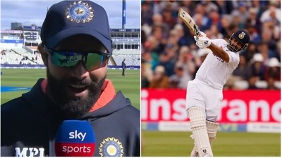 Ravindra Jadeja; Rishabh Pant (SKY/Reuters) Ravindra Jadeja; Rishabh Pant (SKY/Reuters)