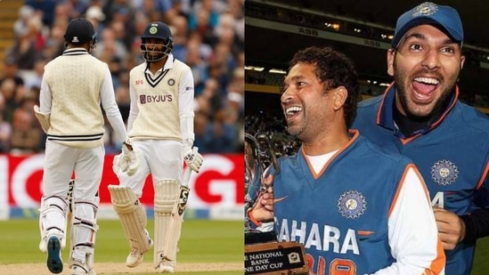 Jasprit Bumrah; Sachin Tendulkar with Yuvraj Singh