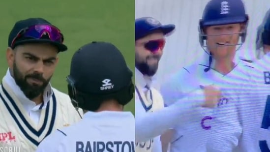 Virat Kohli and Jonny Bairstow