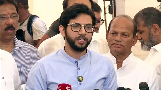 Shiv Sena leader Aaditya Thackeray. (ANI)