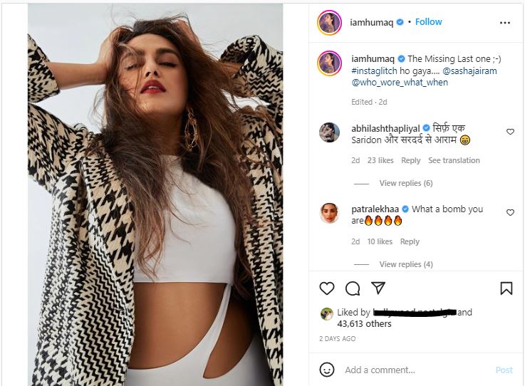 Bhumi Pednekar reacciona después de que Huma Qureshi la llama "copiadora" en las publicaciones de Instagram. Esto es lo que ella dijo