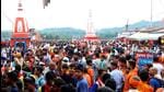 Kanwar Yatra pilgrims assemble at a temple. (File Photo) Kanwar Yatra pilgrims assemble at a temple. (File Photo)