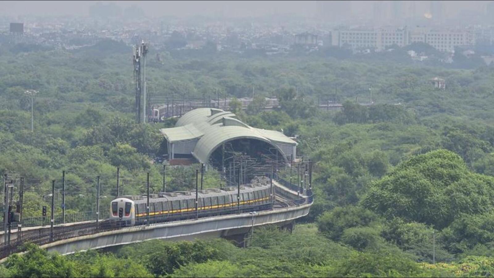 Woman jumps in front of moving train on DMRC’s Yellow Line, succumbs to