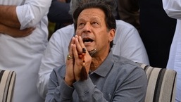 O ex-primeiro-ministro do Paquistão Imran Khan.