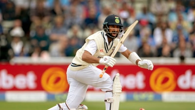 Pujara was the top scorer for India in the second innings as he scored 66 off 168 balls. (ANI) Pujara was the top scorer for India in the second innings as he scored 66 off 168 balls. (ANI)