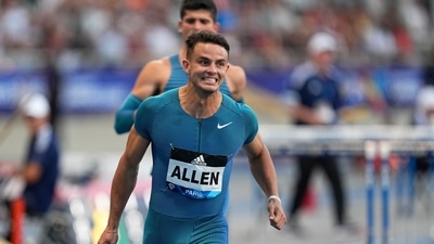 Devon Allen of United States (AP) Devon Allen of United States (AP)