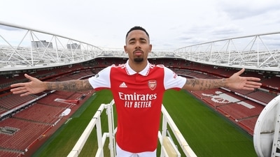 Arsenal sign Gabriel Jesus from Manchester City (Twitter/Arsenal) Arsenal sign Gabriel Jesus from Manchester City (Twitter/Arsenal)