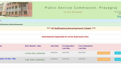 UPPSC Recruitment 2022: The recruitment drive aims to fill up a total of 55 vacancies for the post of mines inspector. UPPSC will conduct a preliminary exam and a main exam for selection of candidates. (uppsc.nic.in)