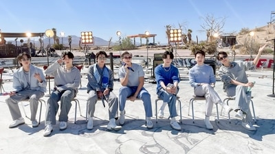 BTS members Jin, Jungkook, V, RM, Suga, Jimin, and J-Hope.