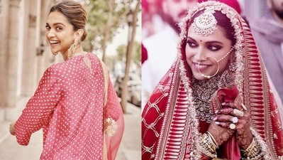 Deepika Padukone interacts with a fan in the US. Deepika Padukone interacts with a fan in the US.