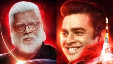R Madhavan-starrer Rocketry: The Nambi Effect poster. R Madhavan-starrer Rocketry: The Nambi Effect poster.