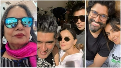 Shabana Azmi made note of the fact that many Bollywood celebrities are currently in London. Shabana Azmi made note of the fact that many Bollywood celebrities are currently in London.