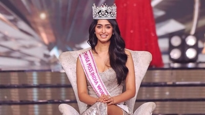 Karnataka’s Sini Shetty crowned Femina Miss India World 2022 (Instagram) Karnataka’s Sini Shetty crowned Femina Miss India World 2022 (Instagram)