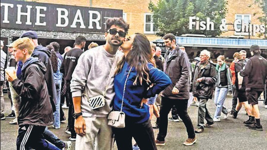 Aparshakti Khurana with wife Aakriti Ahuja