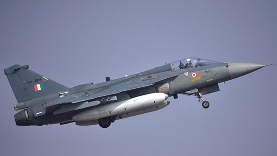 A file photo of India's indigenous Tejas fighter jet. (PTI)