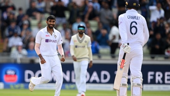 Bumrah got the breakthrough just before Tea. (ANI)