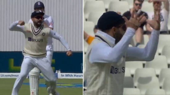 Virat Kohli's aggressive reaction to Alex Lees' run-out&nbsp;(Twitter)