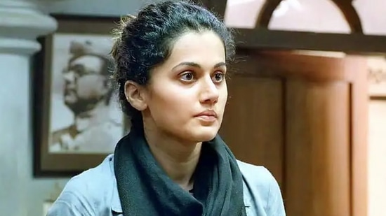 Taapsee Pannu in a still from Pink.&nbsp;