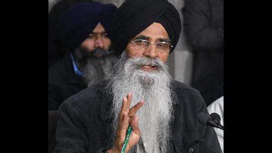 SGPC president Harjinder Singh Dhami expressed concern over the rising trend of defaming Sikh institutions on social media. (AFP)