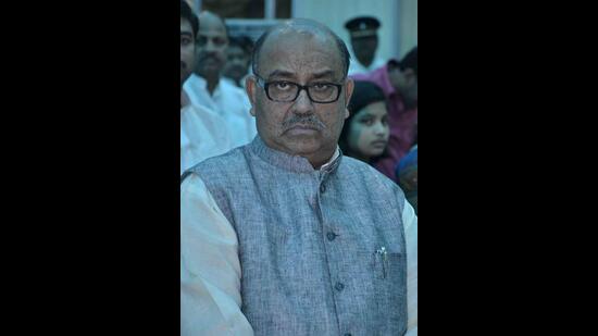 Former Bihar minister Narendra Singh. (HT Photo)