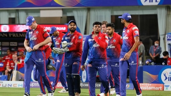 Delhi Capitals in action during the IPL 2022 game against Punjab Kings(IPLt20.com) Delhi Capitals in action during the IPL 2022 game against Punjab Kings(IPLt20.com)