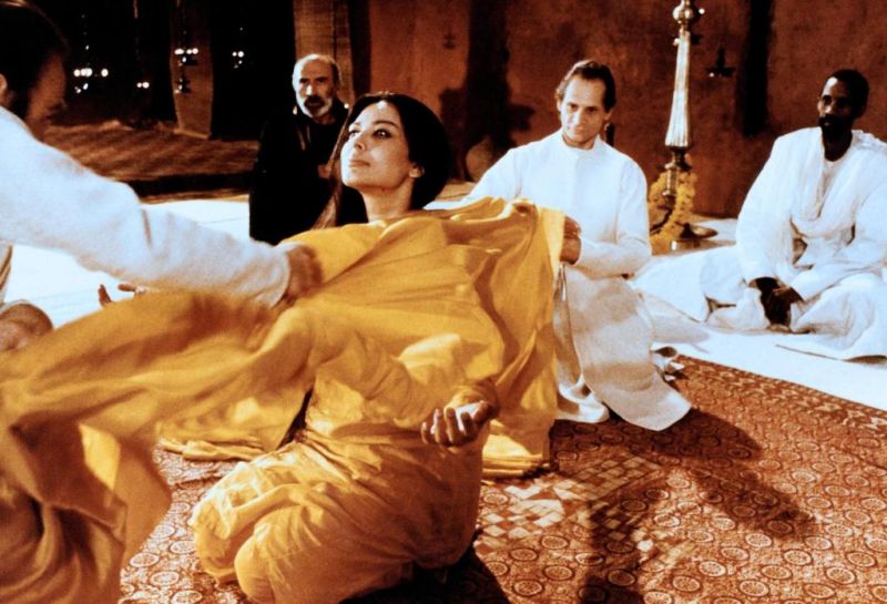Mallika Sarabhai as Draupadi in Peter Brook's The Mahabharata.