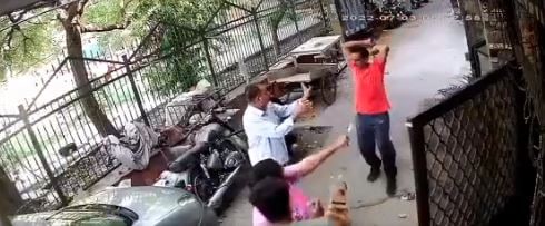 The injured family members are under treatment. (Screengrab/Twitter)