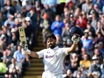Pant raced to his century after crossing 50 in the Indian first innings(AP)