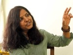 Filmmaker Leena Manimekalai is facing FIR in UP and Delhi over the poster of her latest film ‘Kaali'. Filmmaker Leena Manimekalai is facing FIR in UP and Delhi over the poster of her latest film ‘Kaali'. 