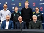 New Zealand Cricket officials and players(Blackcaps/Twitter)