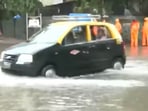 A heavily waterlogged street in Sion. (ANI)
