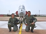 Air Commodore Sanjay Sharma and his daughter Flying Officer Ananya Sharma. Air Commodore Sanjay Sharma and his daughter Flying Officer Ananya Sharma.