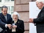 Margot Friedländer was awarded the prize for her 'decades' of commitment to understanding and tolerance, the Walther Rathenau Institute said(Britta Pedersen/dpa/picture alliance ) Margot Friedländer was awarded the prize for her 'decades' of commitment to understanding and tolerance, the Walther Rathenau Institute said(Britta Pedersen/dpa/picture alliance )