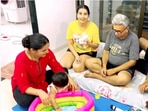 Charu Asopa celebrates Ziana's 8-month birthday.