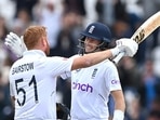 Joe Root and Jonny Bairstow's massive partnership got England home. (Getty) Joe Root and Jonny Bairstow's massive partnership got England home. (Getty)