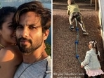 Mira Rajput shared a glimpse of her time in a park with family on Instagram. Mira Rajput shared a glimpse of her time in a park with family on Instagram. 