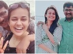 Tina Dabi and husband Pradeep Gawande enjoy a scenic holiday by the beach (Instagram) Tina Dabi and husband Pradeep Gawande enjoy a scenic holiday by the beach (Instagram)