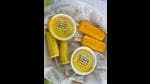 Ice cream made of natural mango pulp (HT) Ice cream made of natural mango pulp (HT)