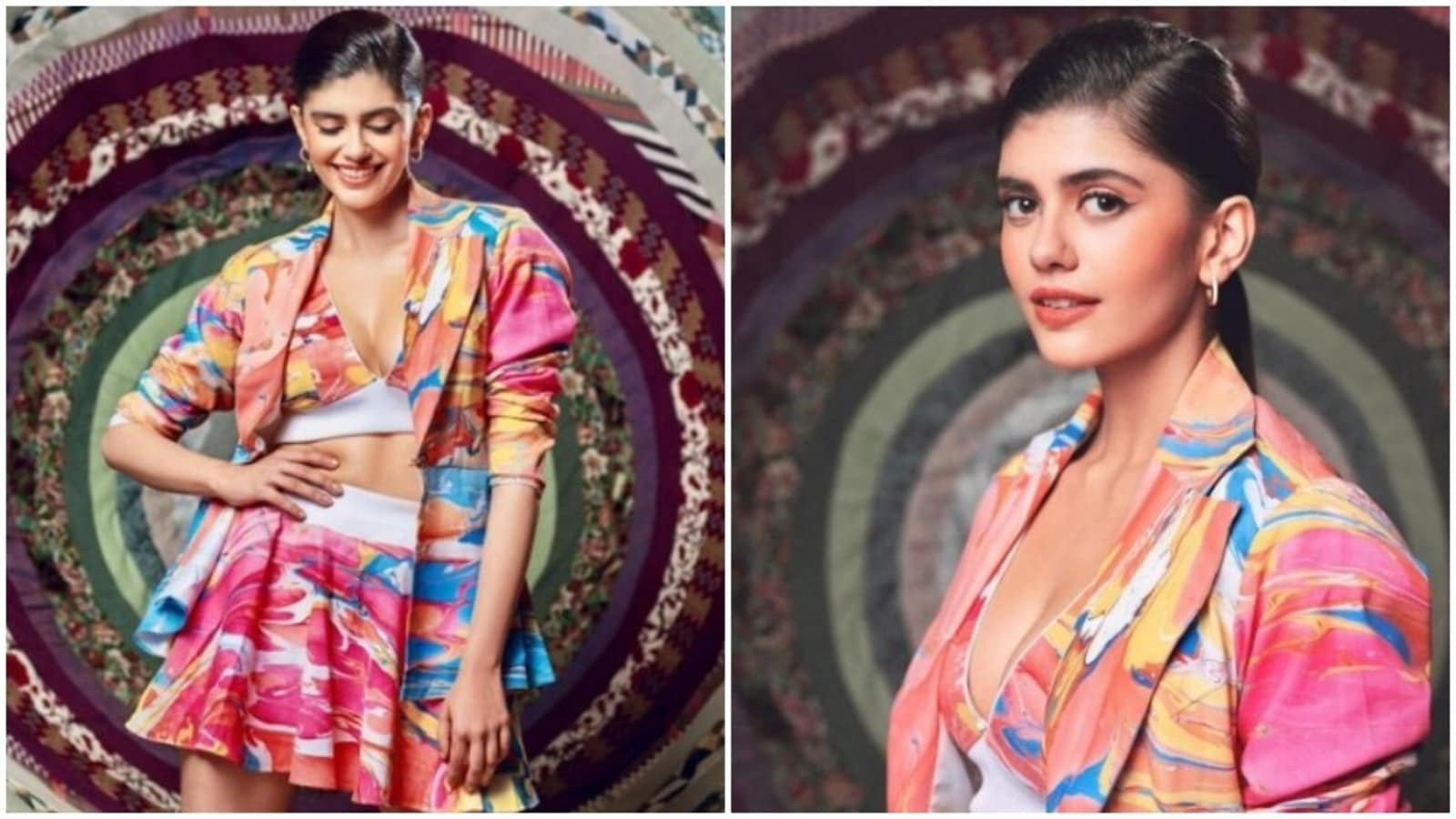 Sanjana Sanghi, in a rainbow co-ord set, is stealing the show