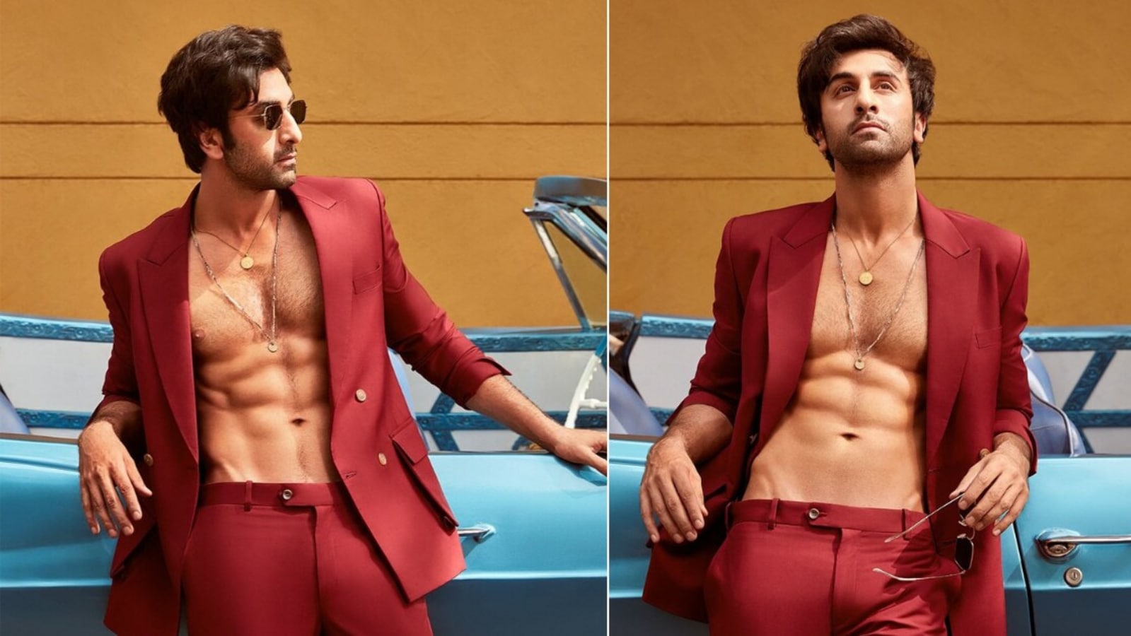 Ranbir Kapoor flaunts his six-pack abs in new pics, fans call it a 'thirst  trap
