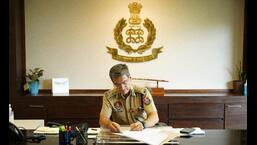 Gaurav Yadav taking charge as the officiating director general of police of Punjab in Chandigarh on Tuesday. (HT Photo)