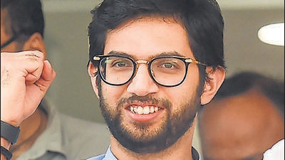 Mumbai: Shiv Sena leader Aaditya Thackeray leaves after attending a special session of Maharashtra assembly, at Vidhan Bhavan in Mumbai, Monday, July 4, 2022. (PTI Photo/Kunal Patil)(PTI07_04_2022_000244A) (PTI) Mumbai: Shiv Sena leader Aaditya Thackeray leaves after attending a special session of Maharashtra assembly, at Vidhan Bhavan in Mumbai, Monday, July 4, 2022. (PTI Photo/Kunal Patil)(PTI07_04_2022_000244A) (PTI)
