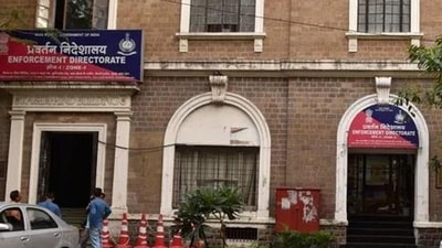 A file photo of Mumbai office of the Enforcement Directorate. ((Kunal Patil/Hindustan Times )) A file photo of Mumbai office of the Enforcement Directorate. ((Kunal Patil/Hindustan Times ))
