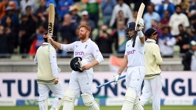 Root and Bairstow helped England chase down a record target on a canter. (ANI) Root and Bairstow helped England chase down a record target on a canter. (ANI)