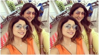 Shilpa Shetty, Shamita Shetty slay fitness goals with Gatyatmak Uttanpadasana (Instagram/@shamitashetty_official) Shilpa Shetty, Shamita Shetty slay fitness goals with Gatyatmak Uttanpadasana (Instagram/@shamitashetty_official)