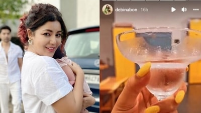 A person asked Debina Bonnerjee if she has 'started drinking'.