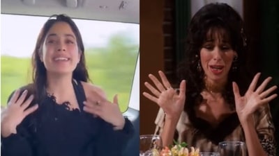 Janhvi Kapoor mimicked Friends character Janice. Janhvi Kapoor mimicked Friends character Janice.