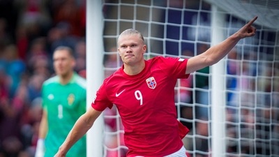 Norway's Erling Braut Haaland&nbsp; (via REUTERS)
