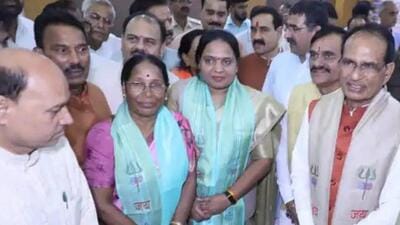 Rajya Sabha MP Sumitra Valmiki was in Madhya Pradesh’s Sagar to campaign for the BJP mayor candidate. (File Photo) Rajya Sabha MP Sumitra Valmiki was in Madhya Pradesh’s Sagar to campaign for the BJP mayor candidate. (File Photo)