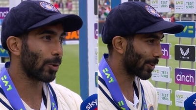 Here's what Jasprit Bumrah had to say about his form with the bat. (Screengrab) Here's what Jasprit Bumrah had to say about his form with the bat. (Screengrab)